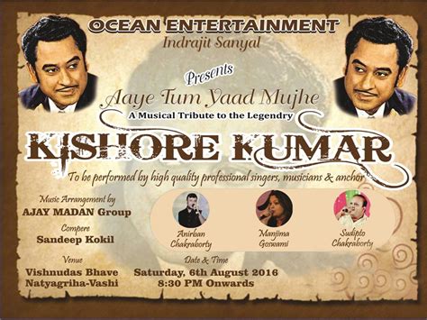 Le Concert Kishore Kumar Ek Shaam : Une Nuit Inoubliable Dediée à la Légende de Bollywood!